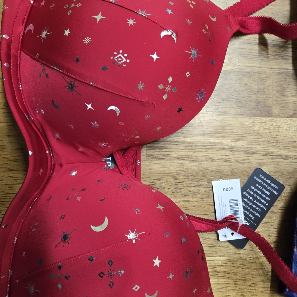 Torrid Wireless Push Up Lunar Red Women's Bra